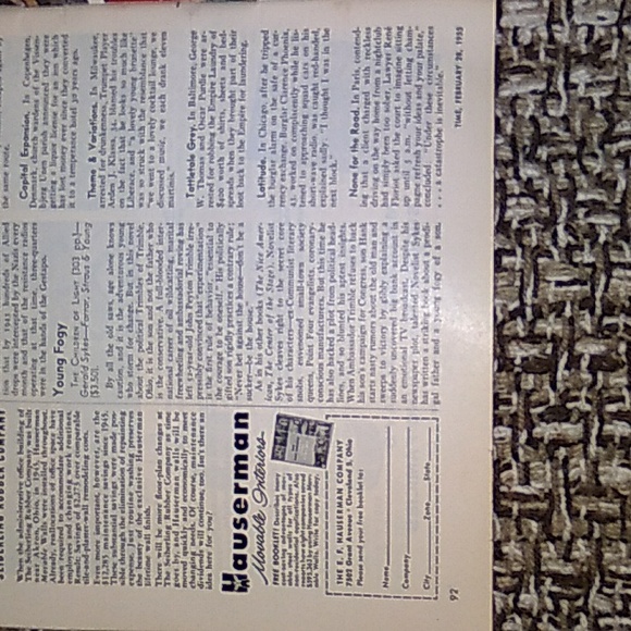 TIME  1955 Venezuela's Perez Jimenez..  VOL.LIX 92 pgs - Picture 9 of 11